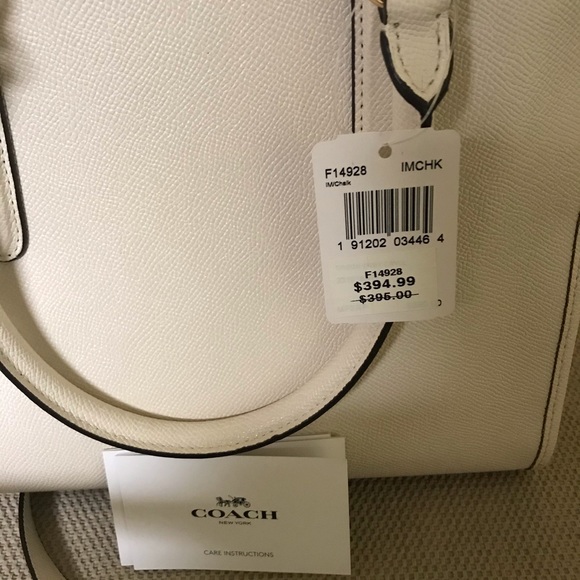 Coach Ivory Handbag - Picture 2 of 3